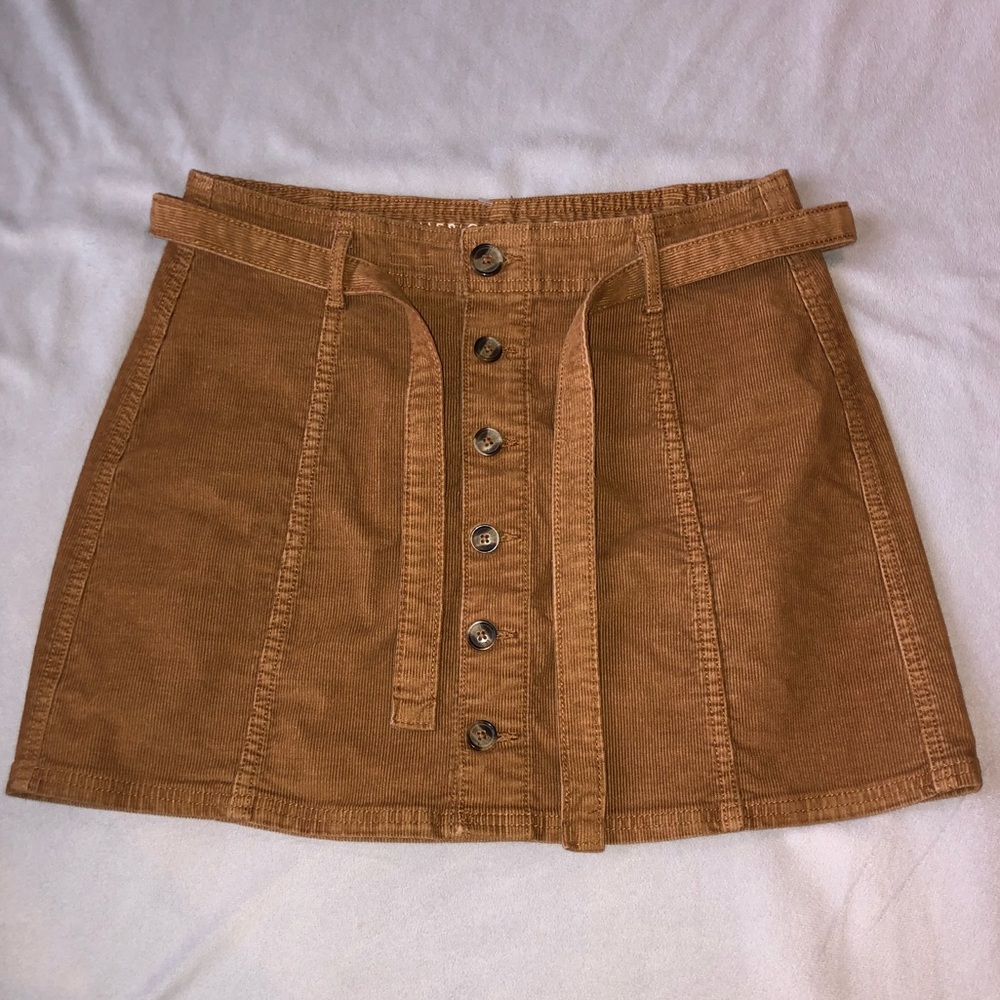 AE Corduroy High-Rise A Line Skirt